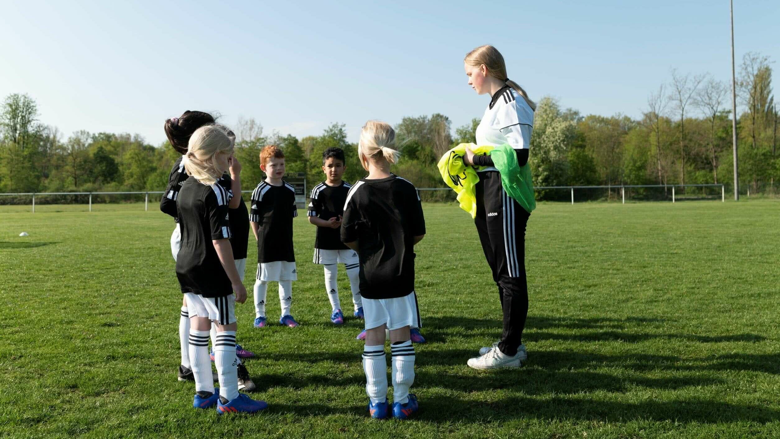 Kinderfußball Ausbildungstreppe