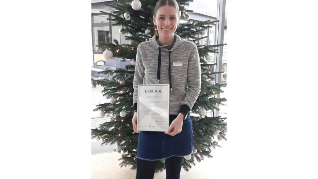 DLV-Ehrennadel für Franziska Schmidt