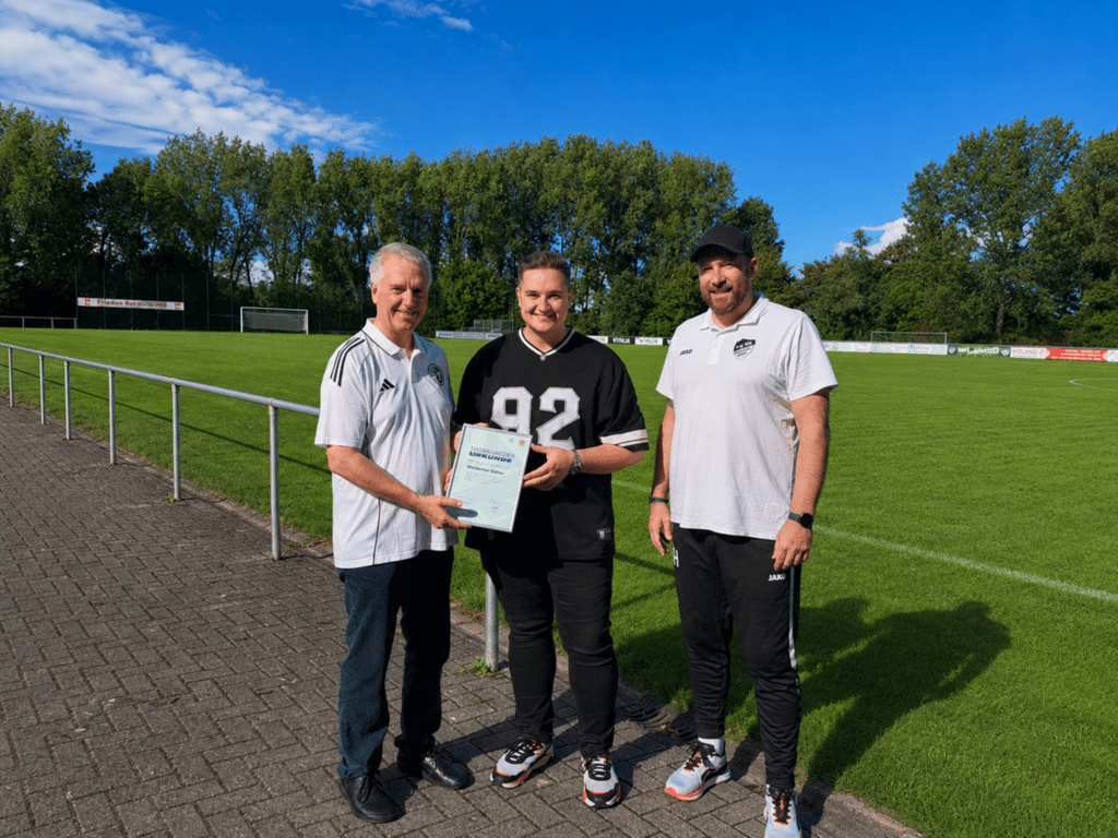 Fu&szlig;ballheld 2027 gesucht Waldemar G&ouml;tte als Kreissieger 2026 ausgezeichn